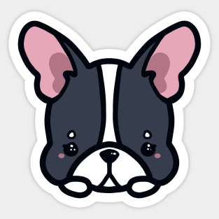 French bulldog breed kawaii cute adorable Sticker